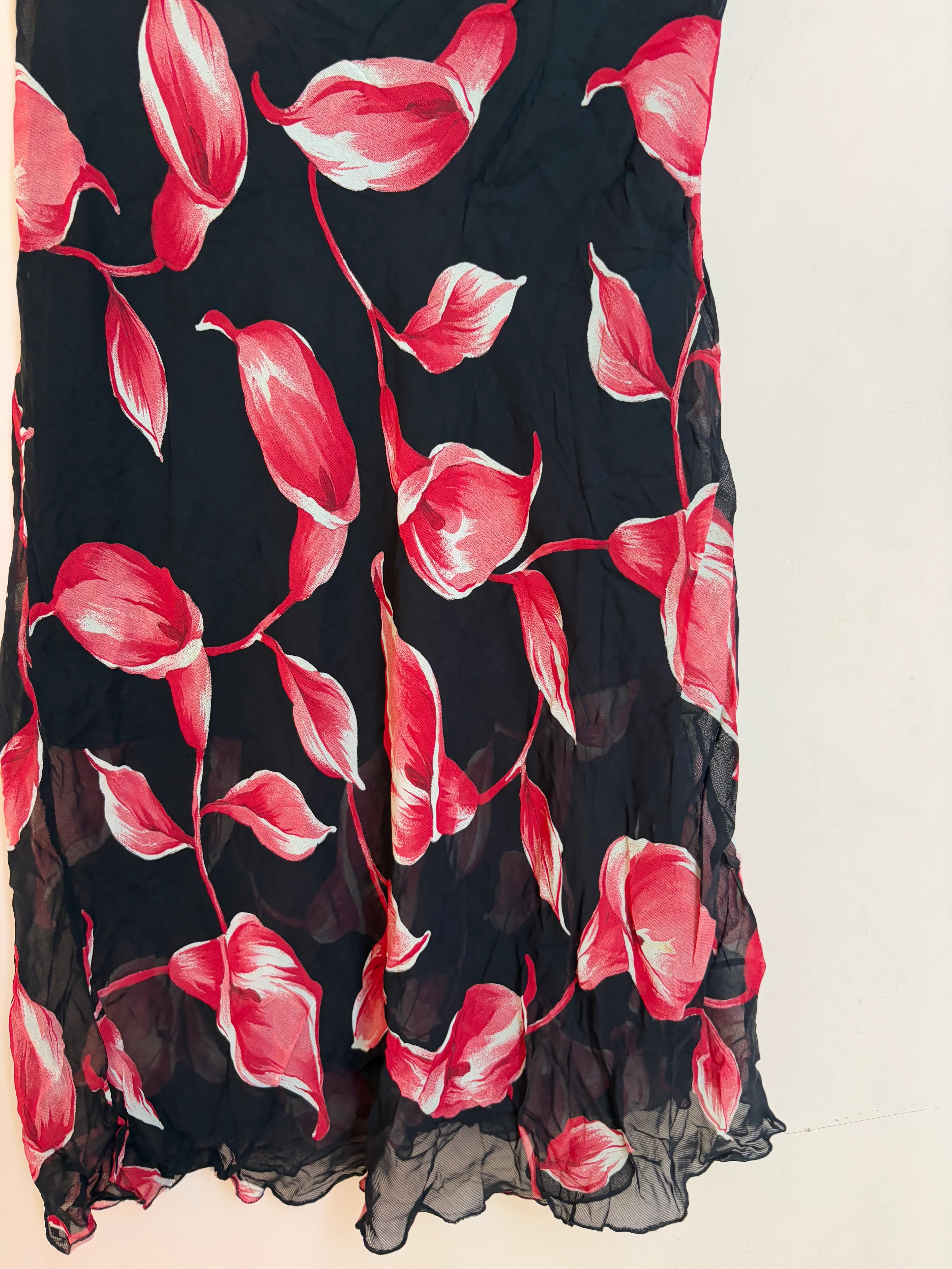 Bianca floral neon skirt