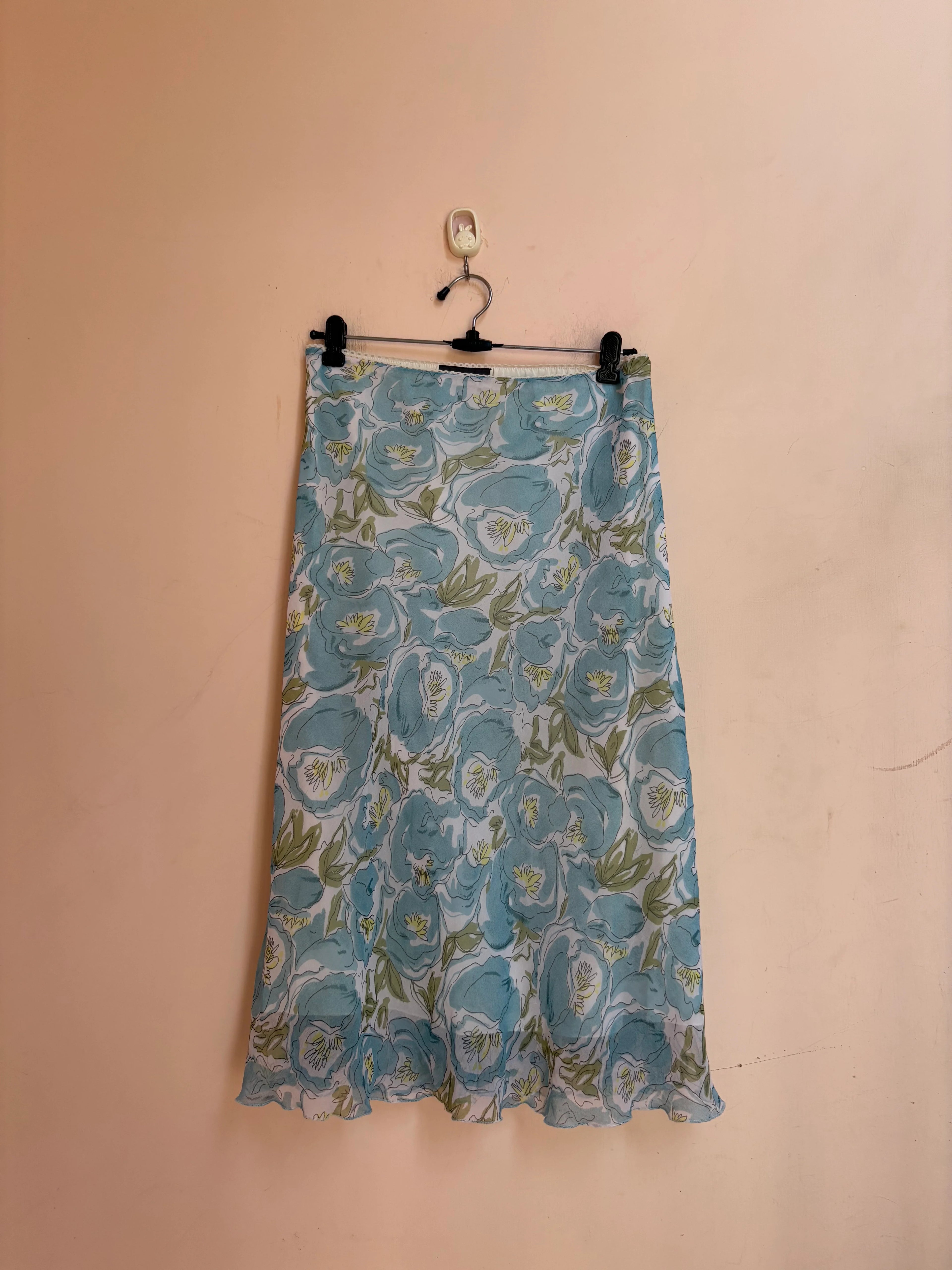 A.BYER floral pink skirt