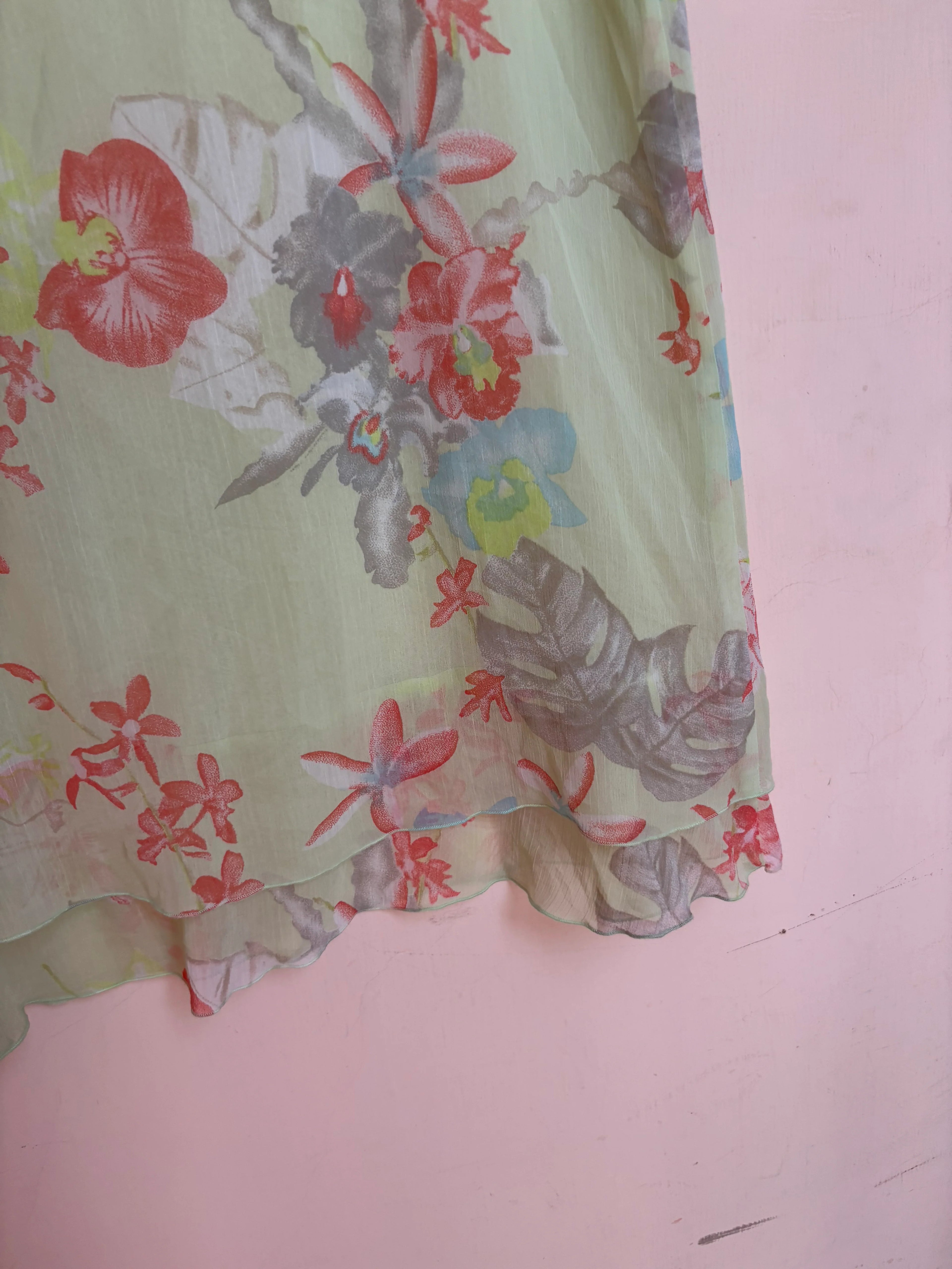 Fengting floral skirt