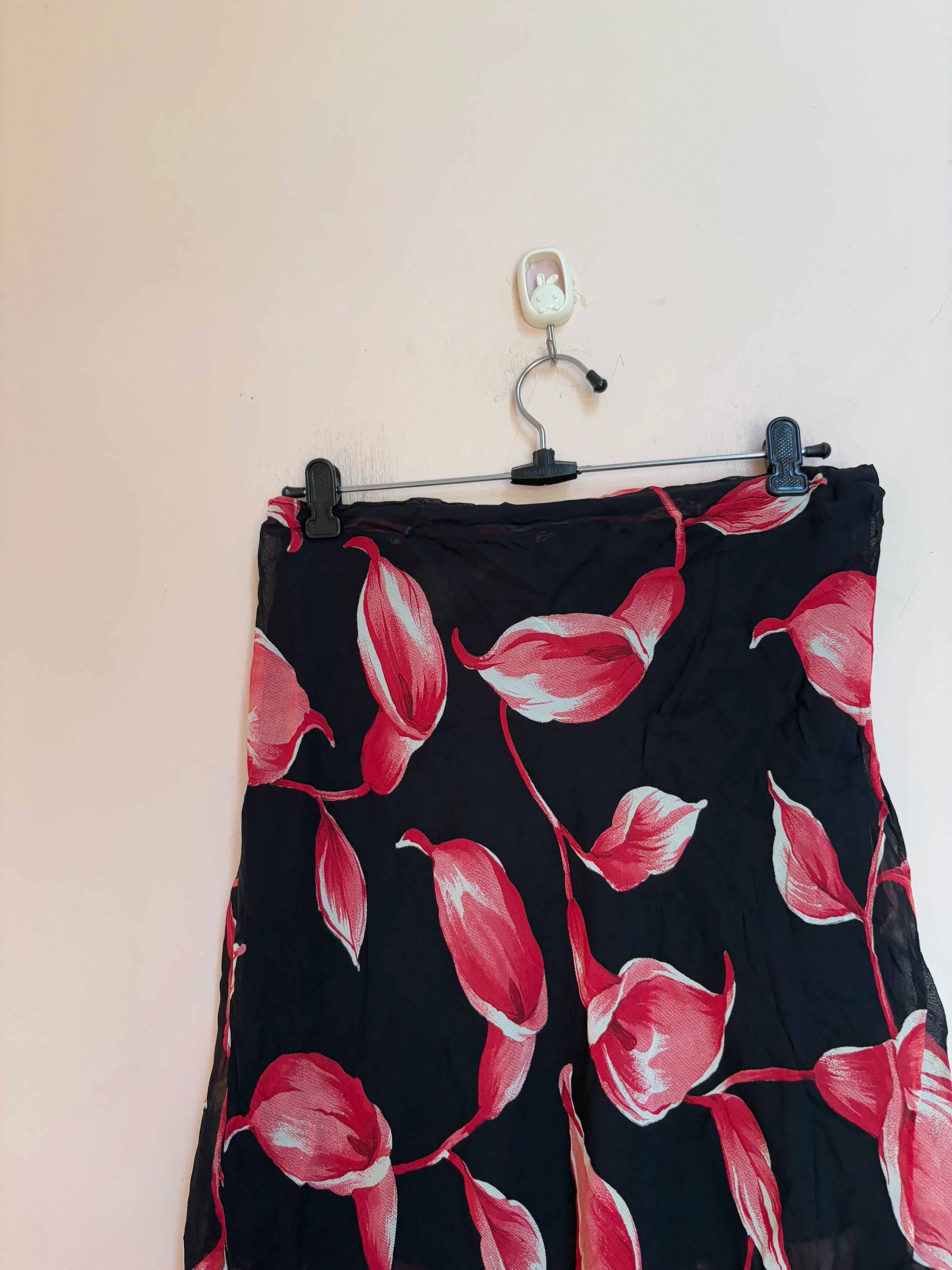 Bianca floral neon skirt