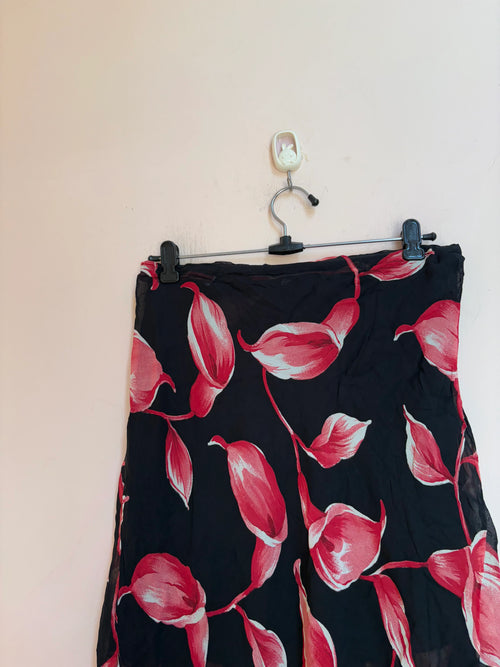 Bianca floral neon skirt